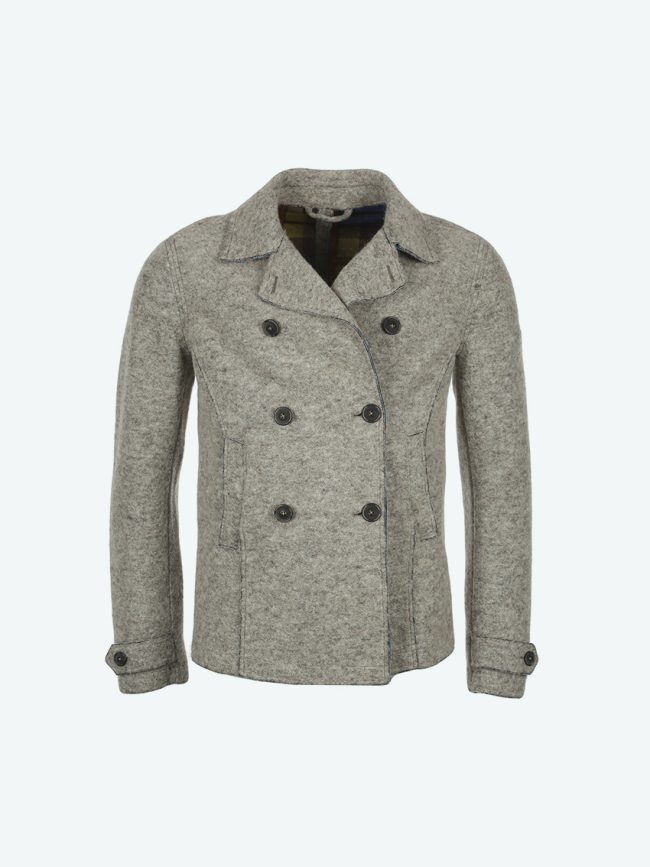 Gray coat