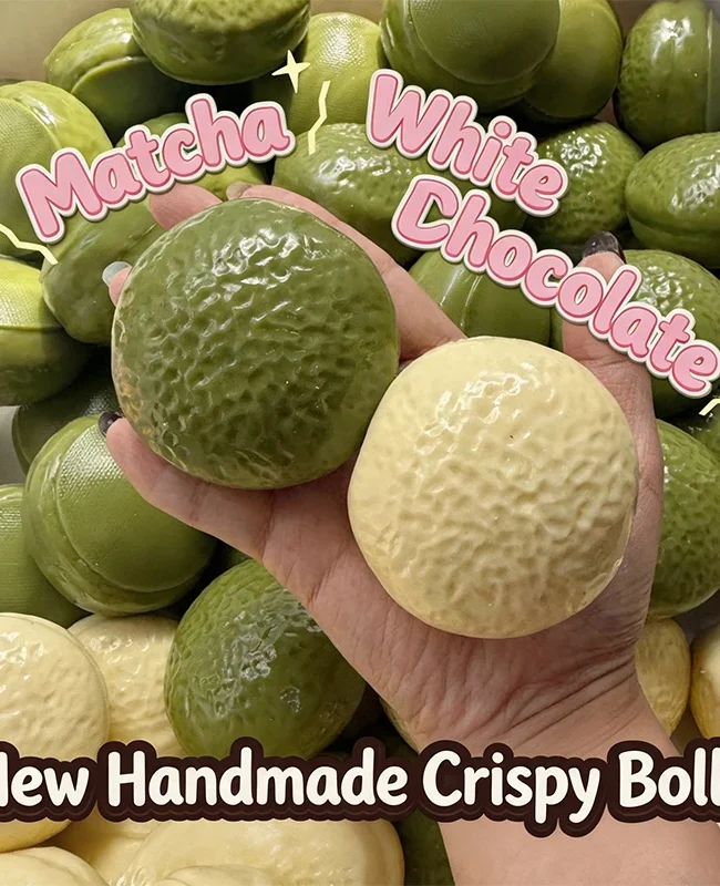 Chocolate Pie Crunchy Squishy Fidget Toy Homemade Soft Squeeze Stress Ball ASMR Anti Stress Release Hand Relax Gift Toy